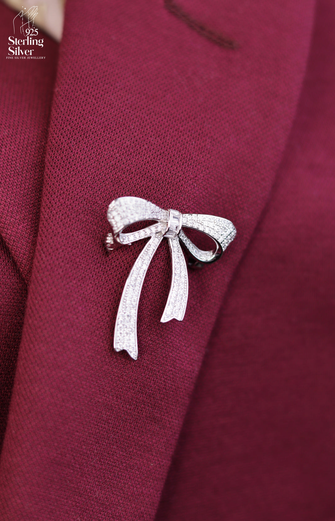 Knot 925 Sterling Silver Brooch
