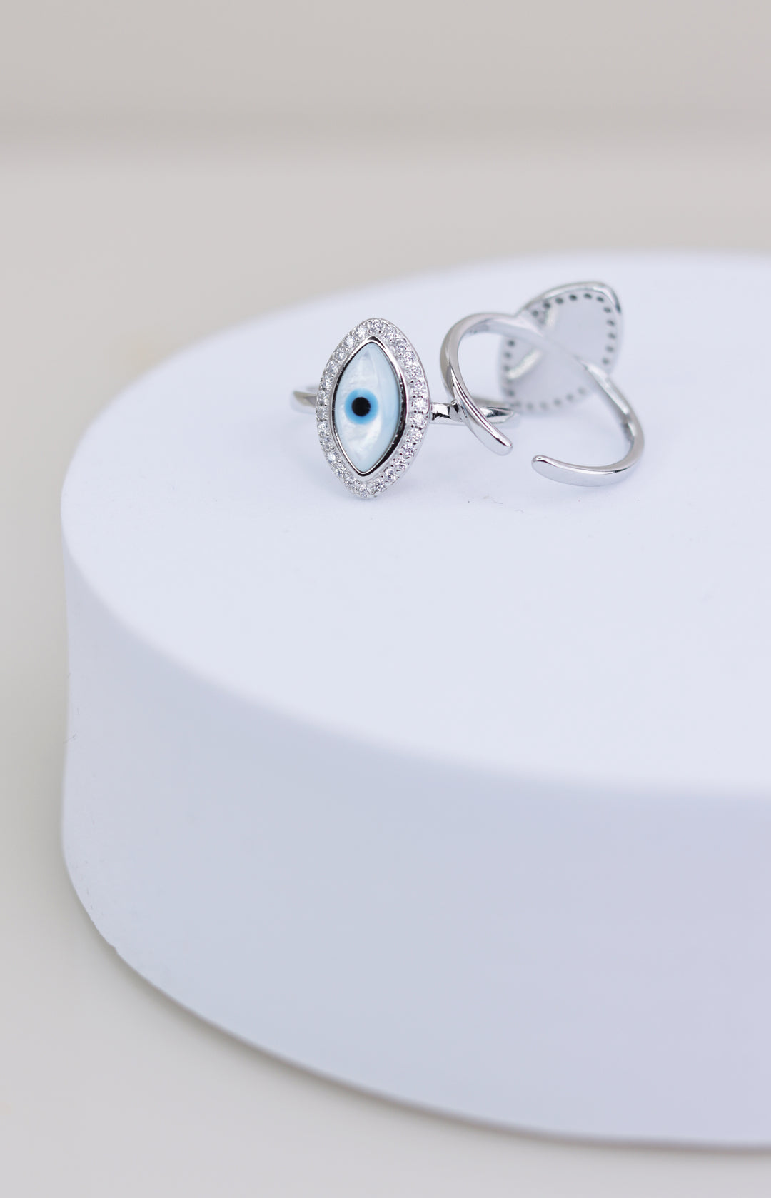 Evil Eye 925 Sterling Silver Women Toe Ring