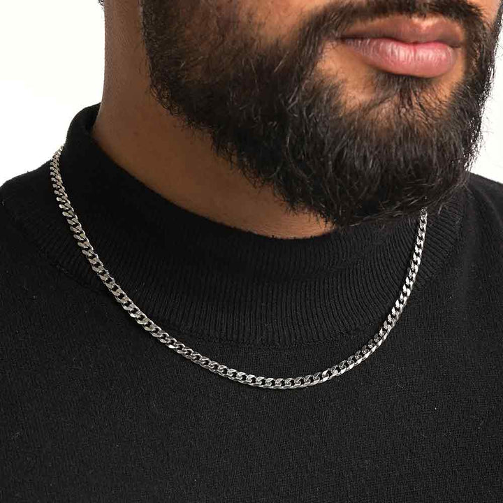 The Classic Curb 925 Sterling Silver Linkage Chain