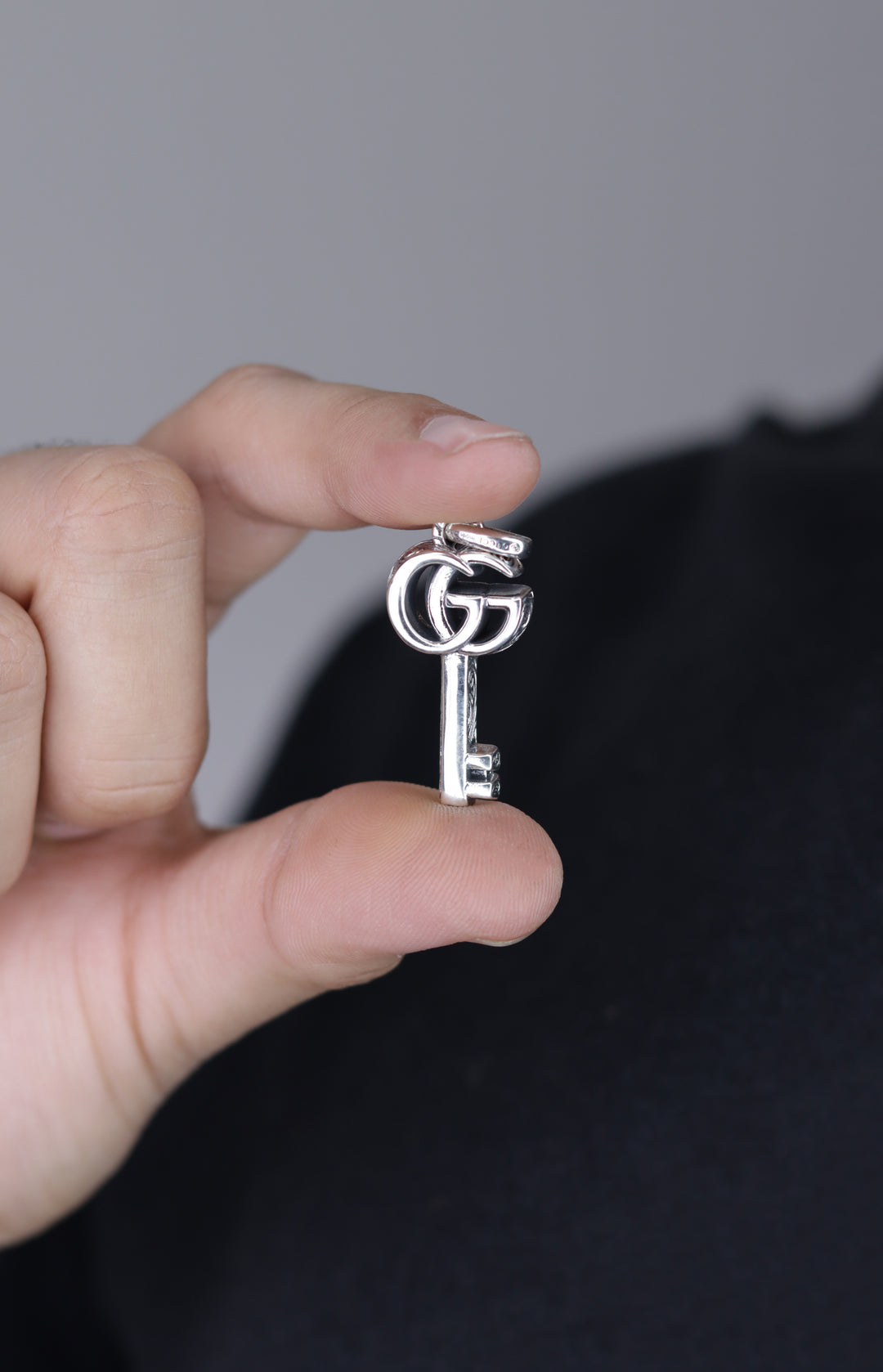 Gucci Key 925 Sterling Silver Chain Pendant