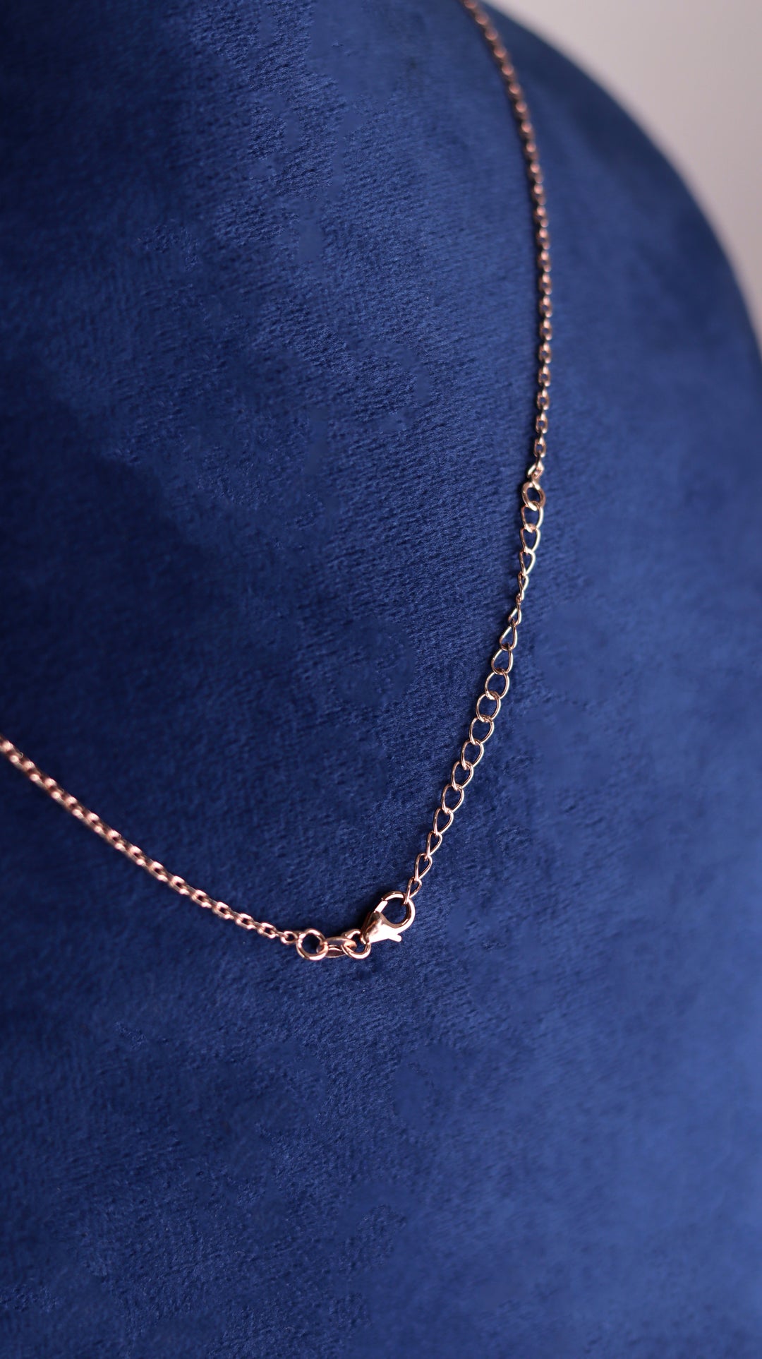 Radiant Love Rose Gold 925 Sterling Silver Chain Pendant